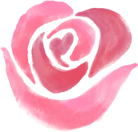 Handdrawn Rose Flower 